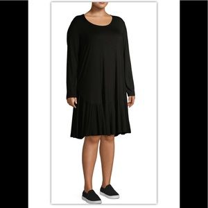 BNWT Terra & Sky Black Knit Dress 1X